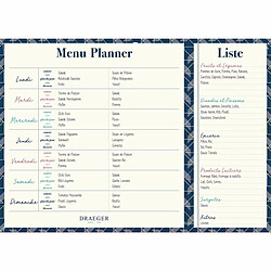 TOGA Menu Planner - Bleu Marine