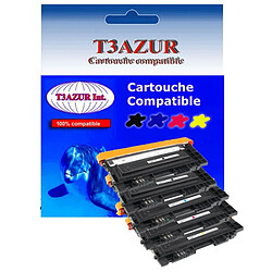 Lot de 5 Toners Lasers compatibles T3AZUR pour Samsung XPress C430W, CLT404s Lot de 5 Toners Lasers compatibles T3AZUR pour imprimante Samsung XPress C430W, CLT404s