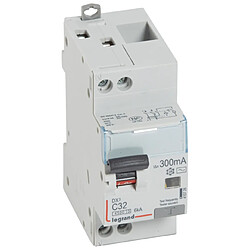 disjoncteur différentiel legrand dx3 32a courbe c 300ma 2 poles type ac - vis / vis - 6ka