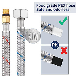 Avis Auralum MAX Lonheo Max Robinet de Cuisine U-Forme Rotatif à 360°Mitigeur Évier à Eau Froide et Chaude en Acier Inoxydable avec Barboteur démotable, Doré,EU Modèle