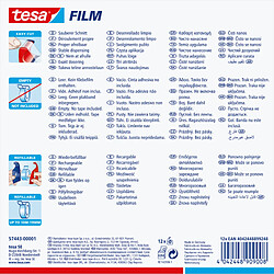 tesa Dévidoir à main Easy Cut, rouge/bleu, non équipé ()