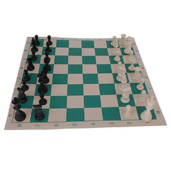 jeu traditionnel Jeu d'Echecs Portable avec Sac de Rouleau Jouet Voyage Cadeau Enfant - 50.5 x 50cm