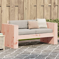 vidaXL Canapé de jardin 2 places 134x60x62 cm bois massif de douglas