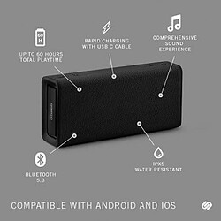 Avis Urbanista Enceinte Bluetooth 5.3 IPX5 16W Brisbane Plus avec Commande vocale Noir