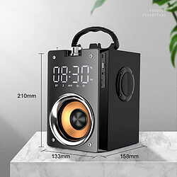 Avis Yonis Enceinte Bluetooth Multifonction Horloge Subwoofer Speaker Stand Téléphone