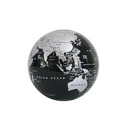 Magneticland Globe Terre auto-rotatif Noir et Argent (diam 14 cm)