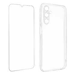 Protection Intégrale pour Samsung A25 Coque Verre Trempé 4smarts Transparent