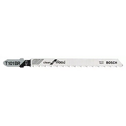 Lames de scie sauteuse Bosch T 101 BR Clean for Wood