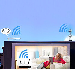 Acheter Wewoo Antenne Wifi noir N Câble mâle vers RP-SMA, Longueur: 50cm