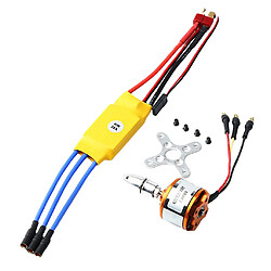 A2212 Moteur Sans Balais 30A ESC Avec Prise T Et Connecteurs Banane 3,5 Mm KV1400