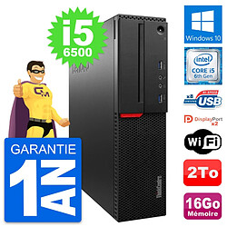 PC Lenovo ThinkCentre M800 SFF Intel i5-6500 RAM 16Go Disque 2To Windows 10 Wifi · Occasion 