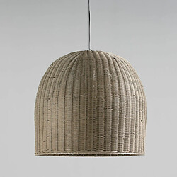 Suspension Thai Natura Gris osier 60 W 60 x 60 x 60 cm