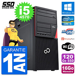 PC Tour Fujitsu Esprimo P720 Intel i5-4570 RAM 16Go SSD 120Go Windows 10 Wifi - Occasion