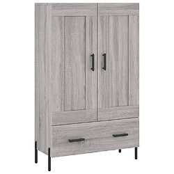 Maison Chic Buffet,Meuble de Rangement,commode pour salon,Cuisine sonoma gris 69,5x31x115 cm bois d'ingénierie -MN68883