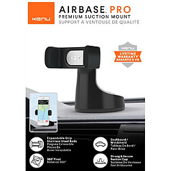 Acheter Kenu Support Voiture à Ventouse Airbase Pro Pivotable avec Pince Extensible Noir