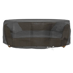 vidaXL Housse pour salon îlot 10 œillets Ø236x67 cm rond