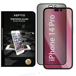 Xeptio Vitre confidentialité protection écran Apple iPhone 14 Pro Max espion Verre trempé 