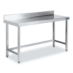 Table Inox de Travail avec Dosseret Gamme 900 - Distform 