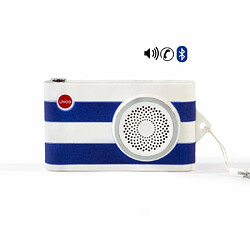 Inovalley Enceinte nomade Bluetooth 2 en 1 bleue FotoSound