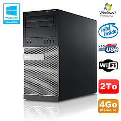 PC Tour Dell Optiplex 790 Intel G630 2,7Ghz 4Go Disque 2000Go DVD WIFI Win 7 · Occasion 