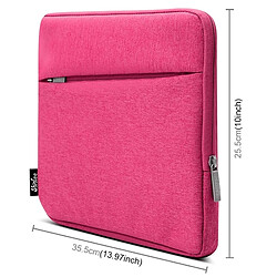 Avis Wewoo Sacoche pour ordinateur portable rose Macbook Pro 13,3 pouces et 13 ci-dessous sac universel souple tissu Pouch