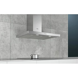 Hotte décorative murale 90cm 70db 590m3/h inox - lc96bbc50 - SIEMENS pas cher