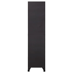 Avis vidaXL Armoire à casiers Anthracite 90x45x180 cm Acier