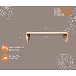 Wood4you - Banc de jardin - Amsterdam Wood4you - Banc de jardin - Amsterdam pas cher