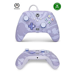 Power A Manette Xbox one - X-S + PC Lavender Swirl Contrôleur de jeu MICROSOFT filaire 3M - MauveLEUE 