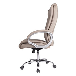 Avis Vs Venta-Stock Fauteuil de bureau KAREN taupe. Hauteur d'assise :48-58 cm.