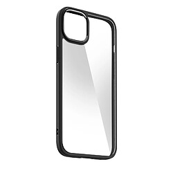 Spigen Sgp Coque pour Spigen iPhone 14 Transparent Contour Noir mat Antichoc Ultra Hybrid