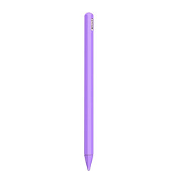 Wewoo Stylus Pen Etui de protection en gel de silice pour Apple Pencil 2 violet clair 