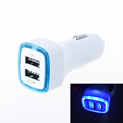 Shot Double Adaptateur LED Prise Allume Cigare USB pour "IPHONE 12 Pro"Double 2 Ports Voiture Chargeur (BLEU)