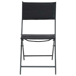 Avis Maison Chic Lot de 4 Chaises de jardin,Fauteuil d'extérieur pliables Acier et textilène -MN93654