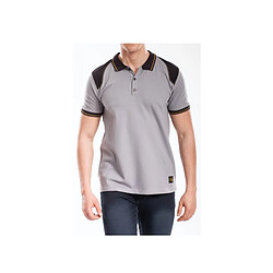 Polo renforcé RICA LEWIS - Homme - Taille L - Stretch - Gris - WORKPOL