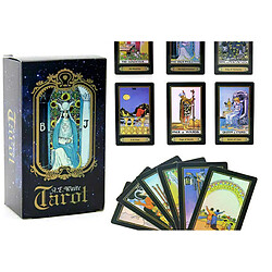 Universal Le tarot est un nouveau jeu de société drôle avec des illustrations délicates et des boîtes colorées pour le plaisir des fêtes en famille et entre amis.