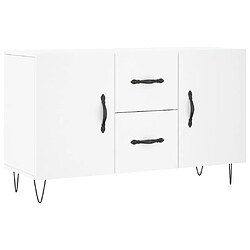 Maison Chic Buffet,Meuble de Rangement,commode pour salon,Cuisine blanc 100x36x60 cm bois d'ingénierie -MN44387