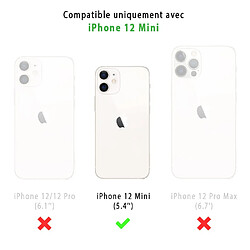 Coque iPhone 12 mini souple transparente Tête de Panda Motif Ecriture Tendance Evetane