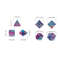 Dés polyédriques Jeux de Société jouets éducatif