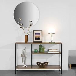 SoBuy FSB35-PF Table Console Table d’entrée Buffet Bout de Canapé avec 3 étagères de Rangement