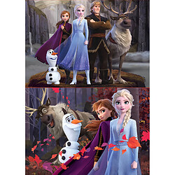 Educa Borras EDUCA - puzzle 2x100 la reine des neiges 2