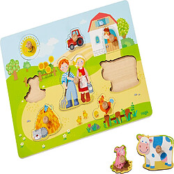 Puzzle en bois Haba A la ferme