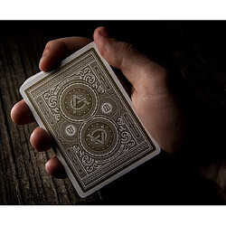 Avis Universal Édition limitée Deck Poker Taille Nouvelle carte magique scellée Trucs magiques Accessoires | Jeu de cartes(Le noir)