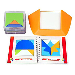 Universal Code de couleur puzzle jeux tangram jigsaw plateau puzzle toys enfants enfants logique raisonnement spatial