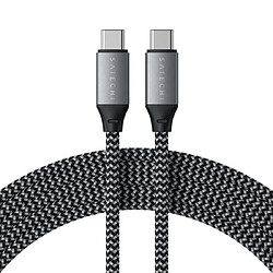 Satechi Câble USB-C vers USB-C 100W Gris 