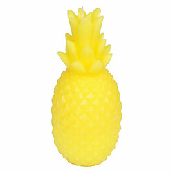 Paris Prix Bougie Déco Ananas Tropical 20cm Jaune