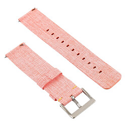 Acheter Wewoo Bracelet pour montre connectée Dragonne en toile mode simple Fitbit Versa / 2 Coral