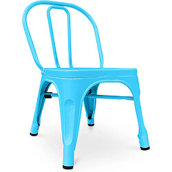 ICONIK INTERIOR Chaise pour enfant Stylix - Métal Turquoise