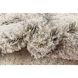 Hadorn Tapis shaggy 120x62 beige - gris Lachen Haze pas cher