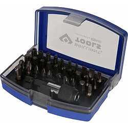 BRILLIANT TOOLS Jeu d'embouts de tournevis 1/4" Acier 32 pcs